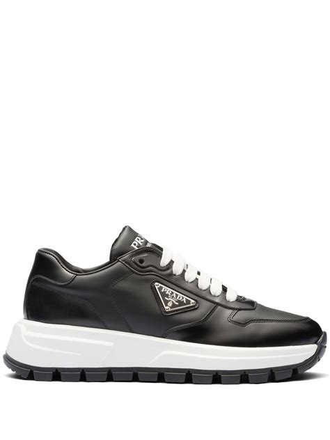 Prada lace up sneakers